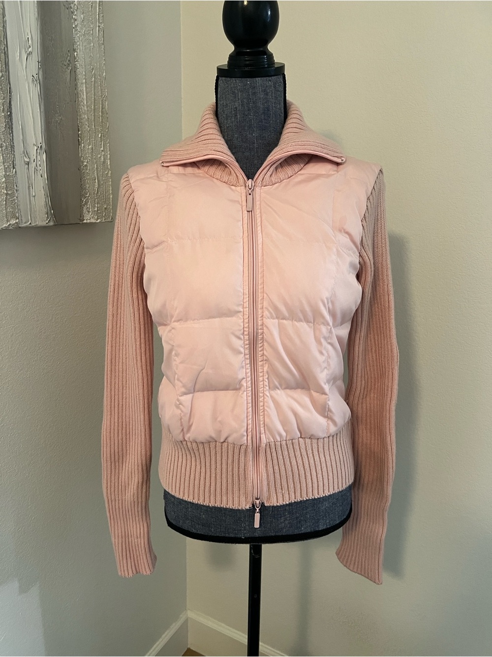BCBGMaxAzria Pink Puffer Jacket